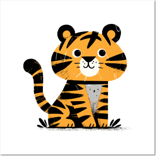 Cute little tiger Posters and Art